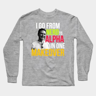 Nerd to Alpha Long Sleeve T-Shirt